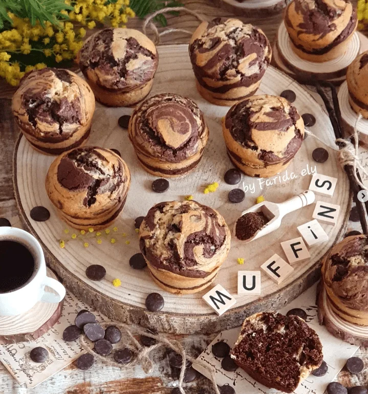 Vani Saveurs Recette Muffins Marbrés Chocolat Vanille Madagascar réalisée par Mon Evasion Sucrée
