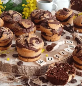 Recette Vani Saveurs Muffins Marbrés Chocolat Vanille Madagascar réalisée par Mon Evasion Sucrée