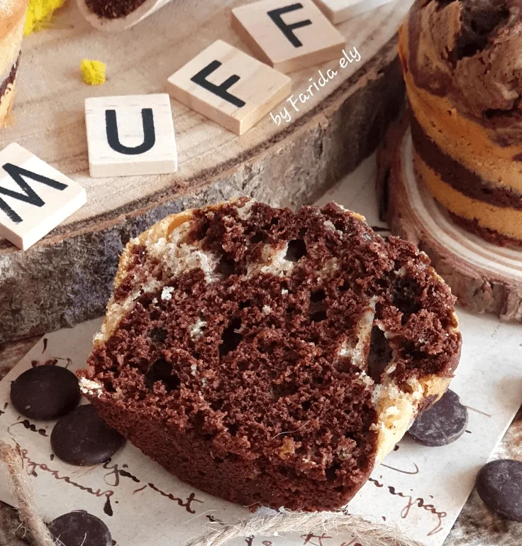 Recette Muffins Marbrés Chocolat Vanille Vani Saveurs réalisée par Mon Evasion Sucrée