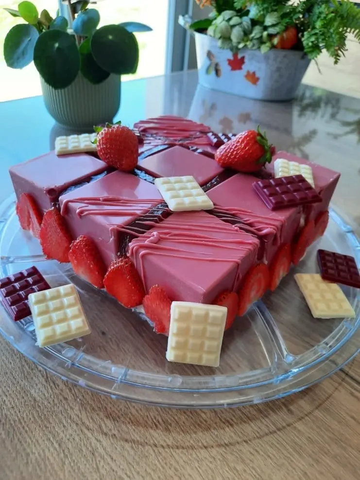 Vani Saveurs recette choco fraise vanille par Sabine Thuilliez