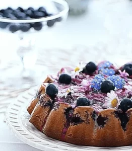 Recette gâteau bleuets vanille myrtille Vani Saveurs