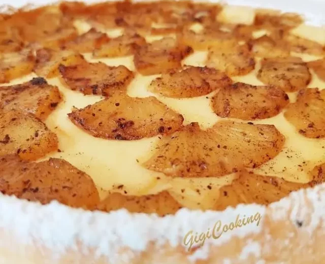 Une tarte des iles ananas et poudre de vanille naturelle Madagascar Vani Saveurs par Gigicooking