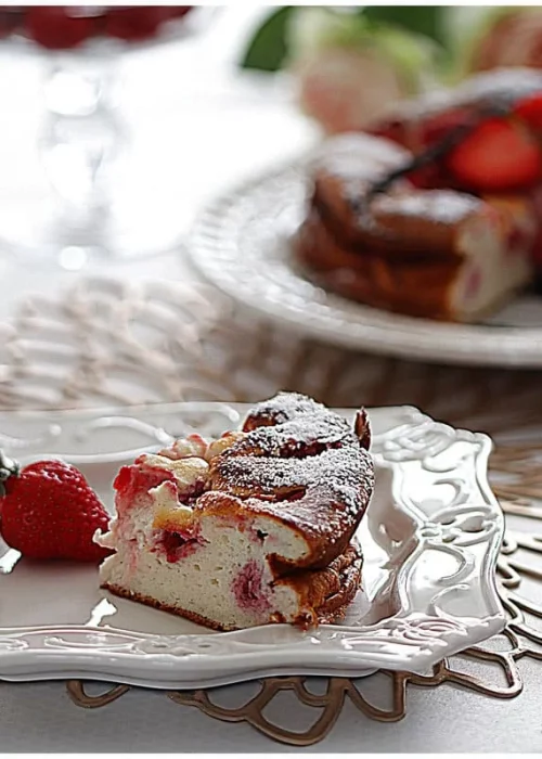 Gâteau vanille fruits rouge et skyr Vani Saveurs
